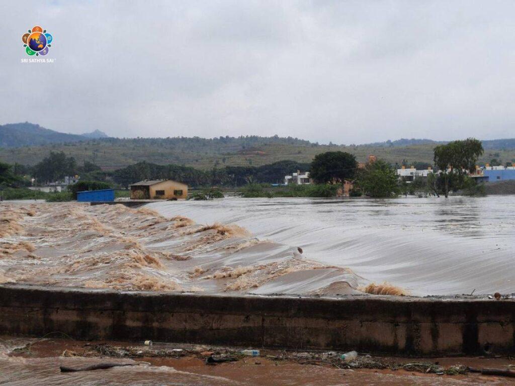 The Divine Valley of Puttaparthi has been witnessing more than usual showers from above...