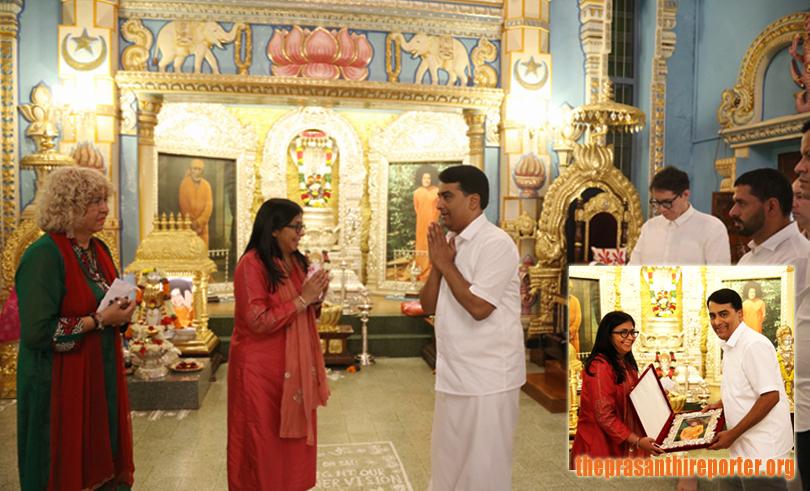 Visiting Vice President Of Venezuela Ms Delcy Rodríguez paid a visit to sacrosanct Prasanthi