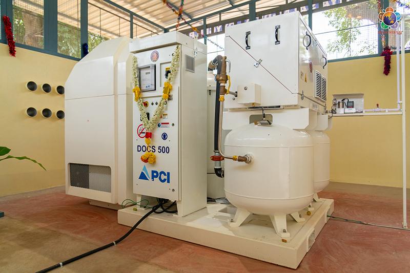 Inauguration of Sri Sathya Sai Medical Oxygen Plant | Sri Sathya Sai Institute of Higher Medical...